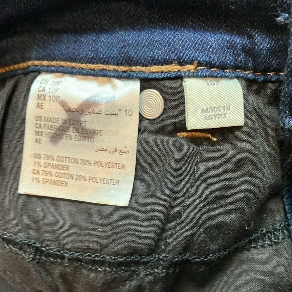 Style & Co. Cotton Blend Denim Straight Leg Jeans Size 10P - Picture 2 of 3